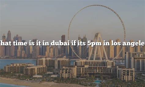 dubai time 5pm